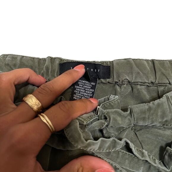 Sanctuary Anthropologie Green Cargo Style Casual Loose Pant - Picture 7 of 10